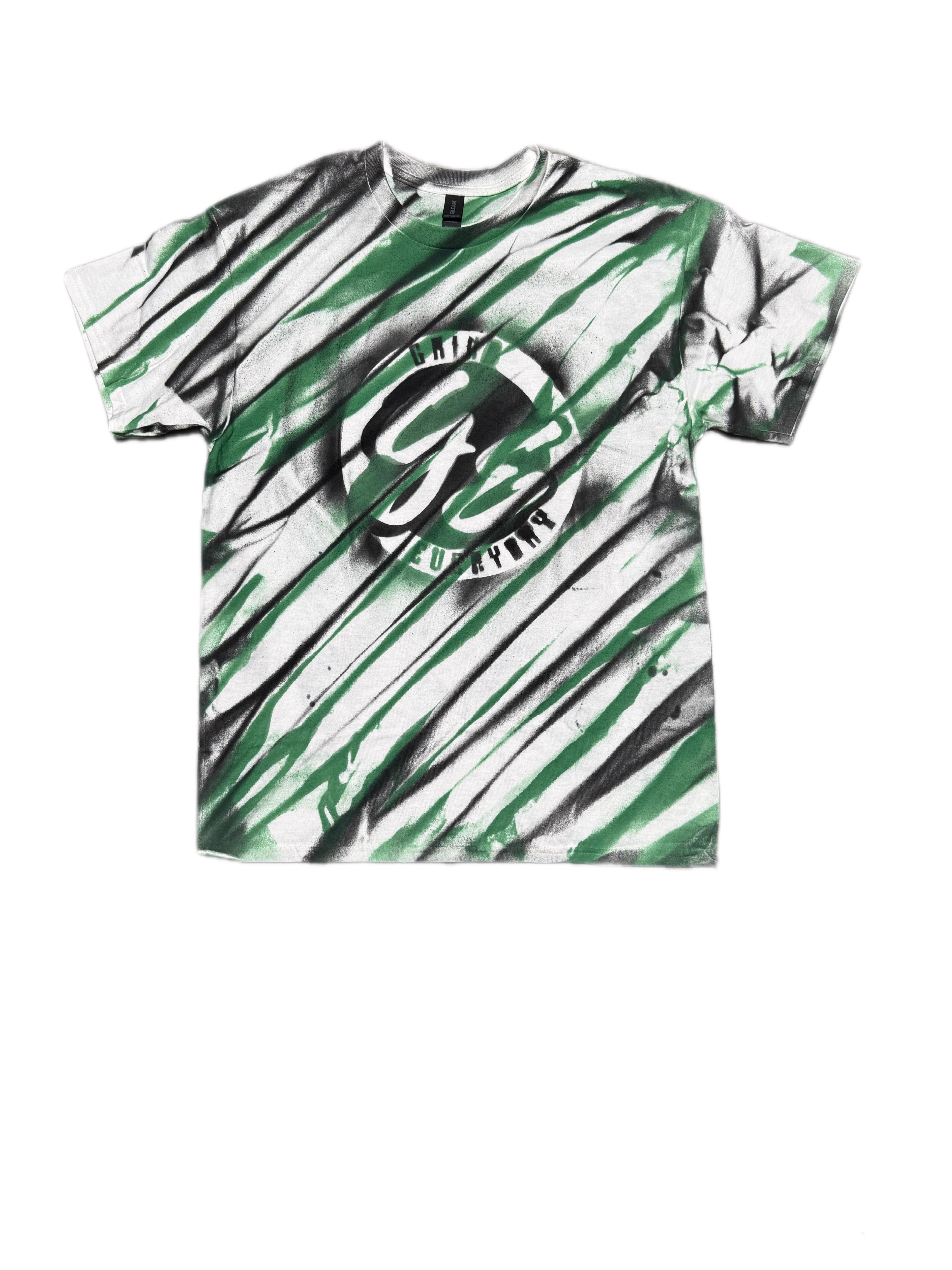 “Everyday Grind” tee green an black