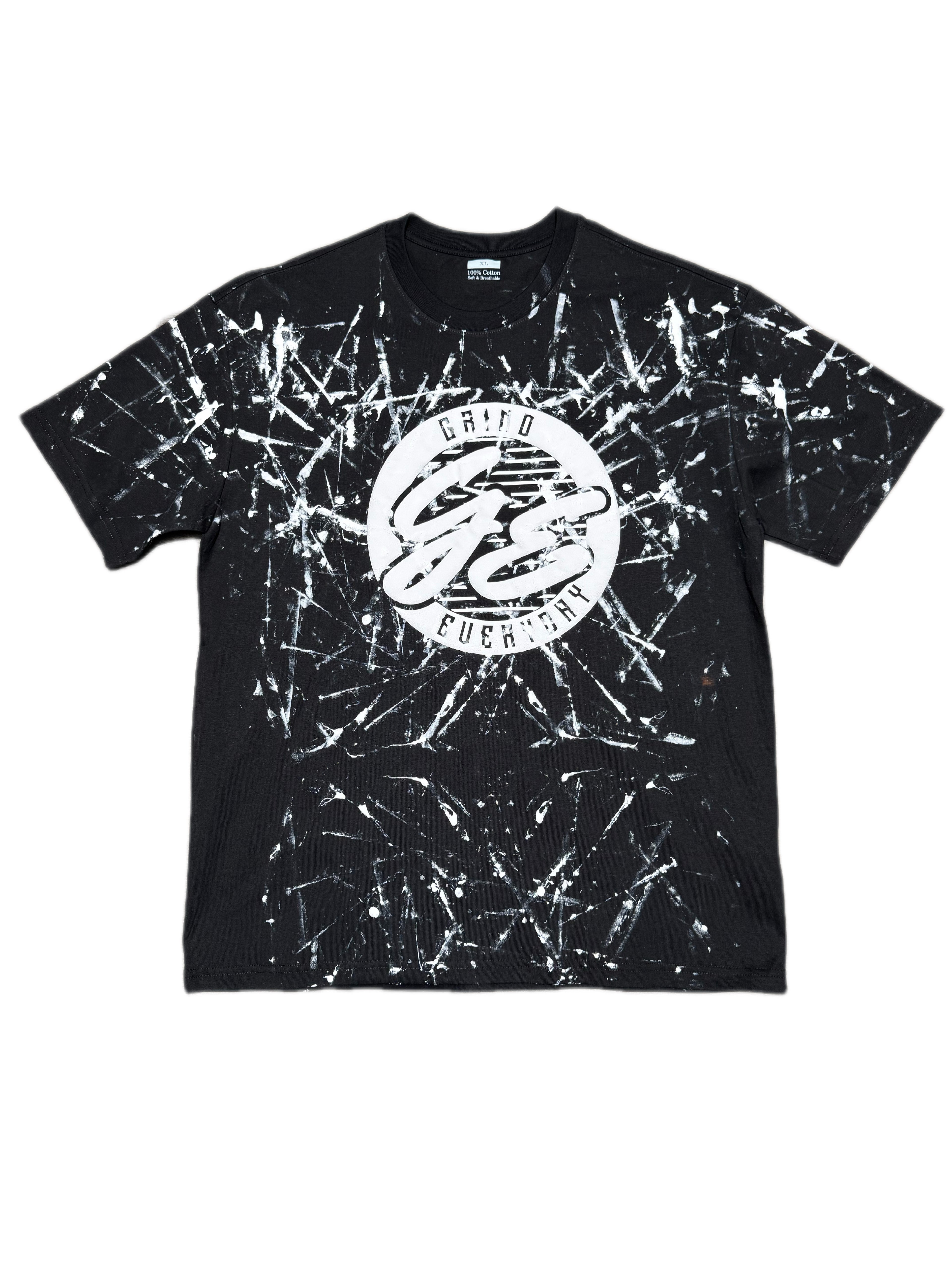 “Grind everyday” puff print tee